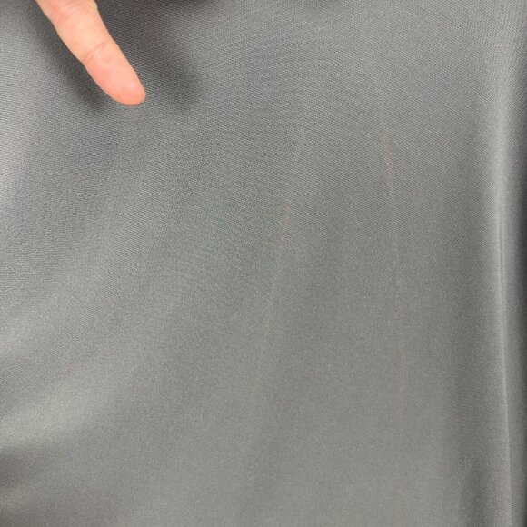 Sun Kim Tunic Top Womens XS Gray Asymmetrical 3/4 Sleeve Oversized Stretch Relax - Picture 7 of 10